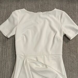 Elegant White Women's Dress